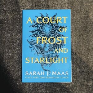 A Court of Frost and Starlight by Sarah J Maas - Blue Cover